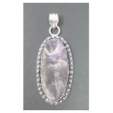 Raw Amethyst Sterling