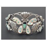 Lg Zuni Inlay Cuff Vtg