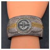 Vtg Kachina Sterling Watch