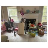 Baby gear from pack and plays to high chair and baby bouncer. Toys and books galore!