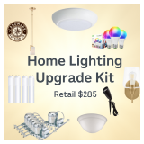 Home Lighting Upgrade Kit – Retail $285, One Lot