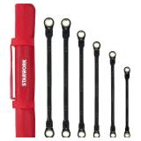 6-Piece Flex-Head Ratcheting Wrench Set