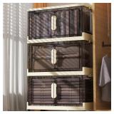 White 3-Pack Lidded Storage Bins 78-Quart