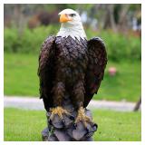 Bald Eagle Garden Statue 24x12 in.