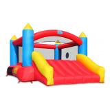 Action Air 12ft Inflatable Bounce House w/ Slide – Indoor/Outdoor Fun