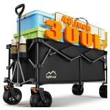 All‑terrain folding beach wagon (48L) – haul gear with ease