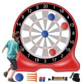 6.5 ft inflatable kick dart board – fun for indoors or outdoors