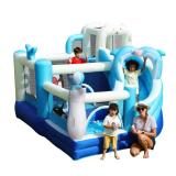 Ocean bounce house combo – slide, bounce area, ball pit included