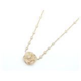 Piaget Large Rose Diamond 18K Yellow Gold Pendant Necklace