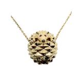 Boucheron Hans the Hedgehog Ruby Eyes Pendant Necklace 18K Yellow Gold