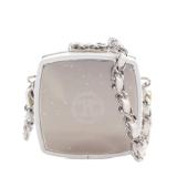 Chanel White Patent Goatskin Make-up Clutch