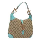 Gucci Beige GG Canvas Shoulder Bag
