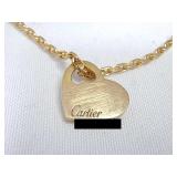 Cartier Heart 18K Yellow Gold Pendant Necklace
