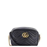 Gucci GG Marmont Mini Shoulder Bag - Black
