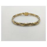 Chaumet Two-Tone Link 18K Yellow & White Gold Bracelet