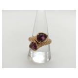 Boucheron Serpent Boheme Garnet 18K Rose Gold Ring