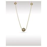 Dior Rose des Vents Lapis Lazuli Diamond 18K Yellow Gold 9 Motif Necklace