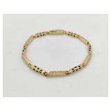 Cartier Panther Spotted Link 18K Yellow Gold Bracelet