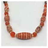 Bactrian Necklace: Enameled Carnelians II BC