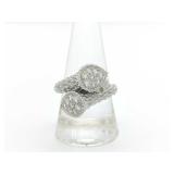 Boucheron Serpent Boheme Toi et Moi Diamond 18K White Gold Ring