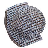 Palmiero Unique 18K Rose Gold Diamond Dome Ring