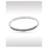 Graff Signature Diamond 18K White Gold Bangle Bracelet