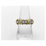 Tiffany & Co. Jean Schlumberger Full Eternity Diamond Platinum & 18K Gold Ring