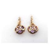 Chopard Imperiale Amethyst 18K Rose Gold Earrings