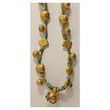 Ancient Gold & Faience Necklace I mil. BC