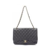 Chanel Black Big Matelasse Shoulder Bag