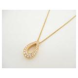Piaget Millennium Diamond 18K Yellow Gold Pendant Necklace