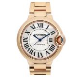 Cartier Ballon Bleu De 33mm Rose Gold Watch