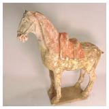 Chinese Sui Dynasty Terracotta Horse Sculpture