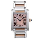Cartier Tank Francaise 18K Rose Gold Watch