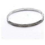 Graff Signature Diamond 18K White Gold Bangle Bracelet