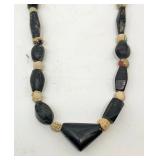 Greek Phoenician Roman Jet Glass Necklace