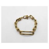 Tiffany & Co. HardWear Long Oval Link 18K Yellow Gold Bracelet