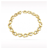 Cartier Open Heart C Link Multi Motif 18K Yellow Gold Bracelet