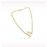 Tiffany & Co. Paloma Picasso Loving Heart 18K Yellow Gold Bracelet