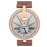 Cartier Captive 18k Rose Gold Diamond Watch