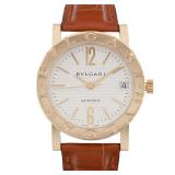 Bvlgari 33mm 18K Gold Automatic Watch BB33GL