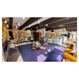 Family Room with Vintage Books, Art