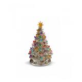 9 RJLegendCeramicChristmasTreewMulticolorLights