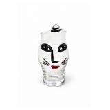 22 KostaBodaUlricaHydmanVallienClearCatVaseArtGlassSweden