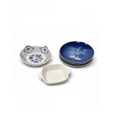 55 BingGrondahlChristmasPlatesMeissenBlueOnionBowlMore