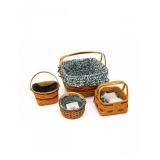 71 Longaberger1998GladTidingsBasketSetXmas