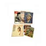 74 VintageMagazinesEphemeraSciFiLifeArtLotSet