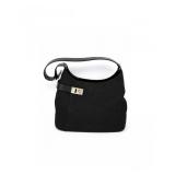 84 SalvatoreFerragamoBlackLeatherShoulderBag
