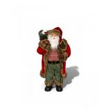85 VintageSantaFigureWoodlandChristmasDecorLarge