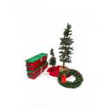 103 ArtificialChristmasTreeSetwStorageBinsWreath&TreeSkirt
